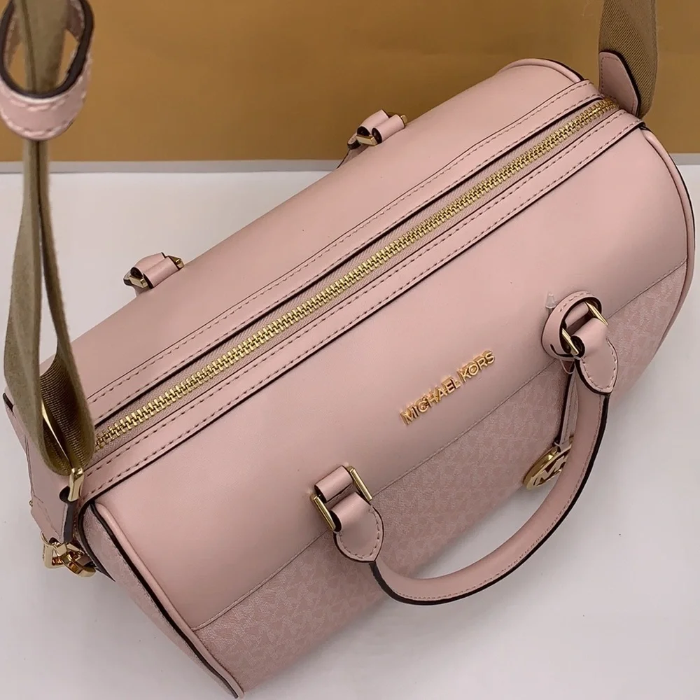 Michael Kors med Duffle Travel - Leather/Coated  Light Powder Blush